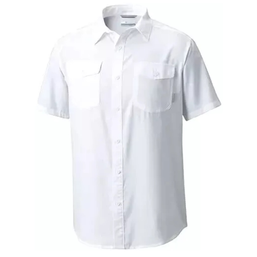 BNWT Men’s Columbia James Bay White shirt size medium
